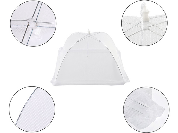 Moskitiera osłona siatka na jedzenie owoce grill ochrona przed owadami 40cm