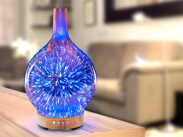 Nawilżacz powietrza aromaterapia dyfuzor zapachowy lampka nocna rgb 3d
