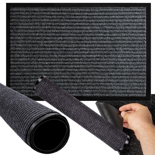 WYCIERACZKA PODGUMOWANA MATA DO BUTÓW POD DRZWI WEJŚCIOWA DO DOMU 60 X 90