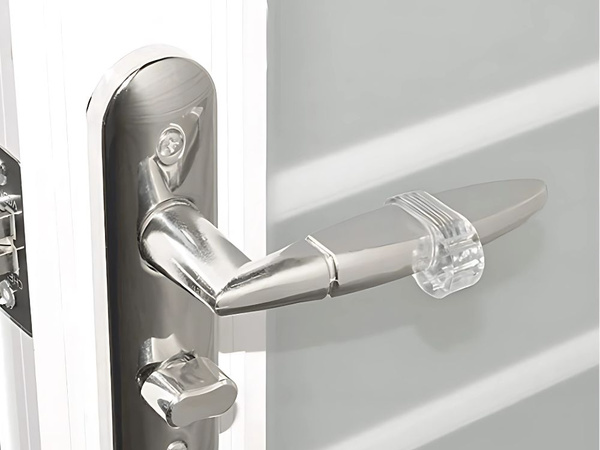 Ogranicznik klamki drzwiowej silikonowy ochrona ściany osłona odbojnik