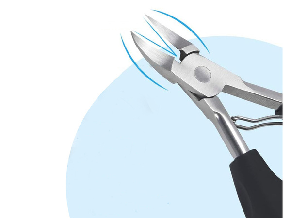 Cążki do paznokci wrastających obcinacz do skórek profesjonalne cęgi stal