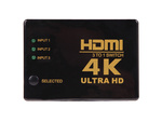 Switch rozdzielacz 3x do 1 hdmi 4k uhd + pilot ir