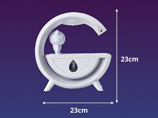 Nawilżacz powietrza z głośnikiem bluetooth led astronauta usb mgiełka rgb