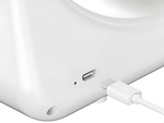 Wentylator biurkowy wiatrak bezprzewodowy usb cichy na akumulator 3 tryby