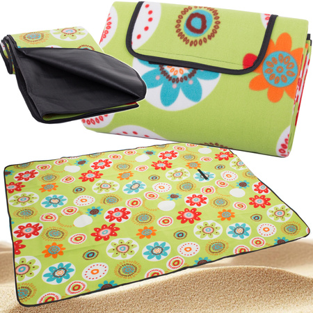 Koc piknikowy plażowy wodoodporny biwak plaża duży z izolacją xxl 150x200cm