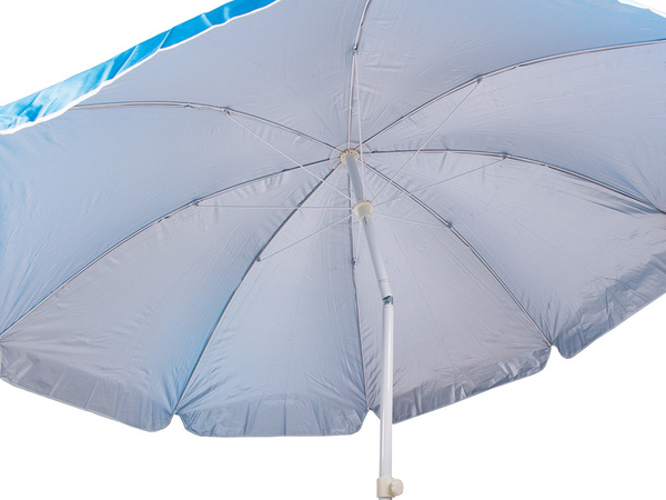 Parasol plażowy ogrodowy balkonowy duży xxl z filtrem uv 210 cm składany