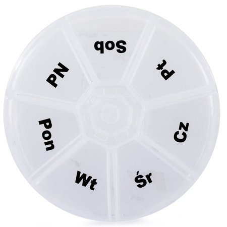 Pojemnik na leki kasetka pudełko organizer 7 dni