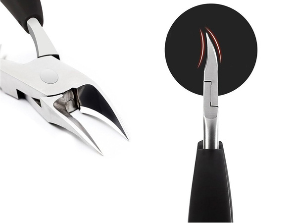 Cążki do paznokci wrastających obcinacz do skórek profesjonalne cęgi stal