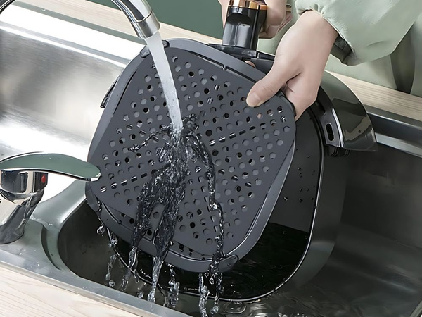 Wkład podstawka do frytownicy air fryera silikonowy kwadratowy 21cm