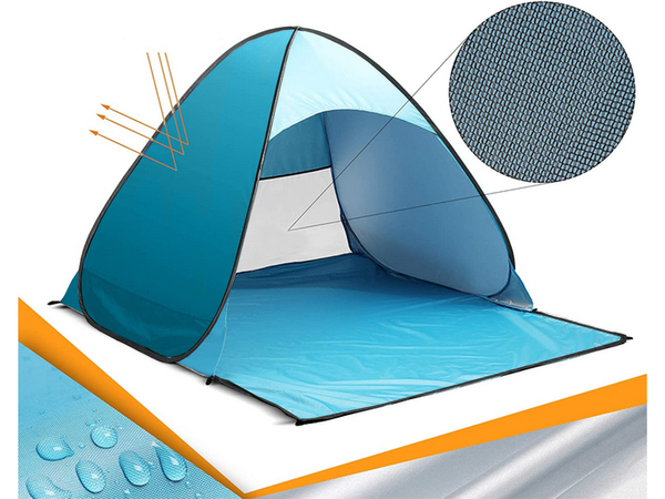 Namiot plażowy samorozkładający uv ochronny dla rodziny torba zestaw