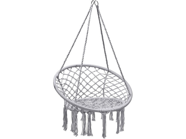 Huśtawka ogrodowa bocianie gniazdo fotel wiszący krzesło boho 80cm