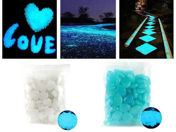 Kamyki kamienie świecące fluorescencyjne 100 Szt