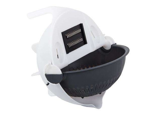 Krajalnica szatkownica do warzyw z miską cedzak