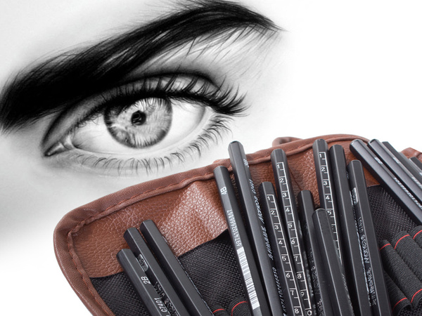 Zestaw do szkicowania rysowania profesjonalny etui