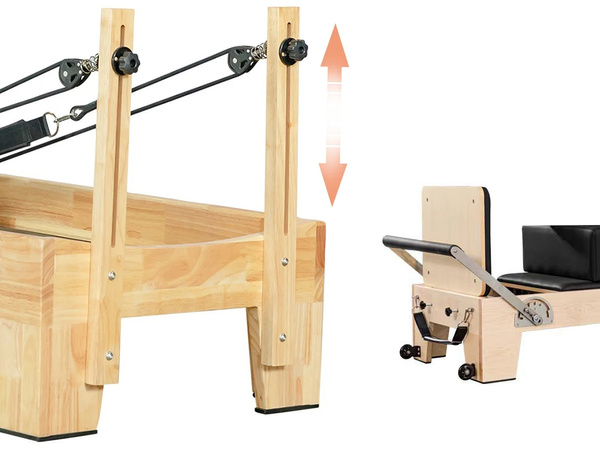 ŁÓŻKO DO ĆWICZEŃ PILATES PILATESU REFORMER URZĄDZENIE DO ĆWICZENIA FITNESS
