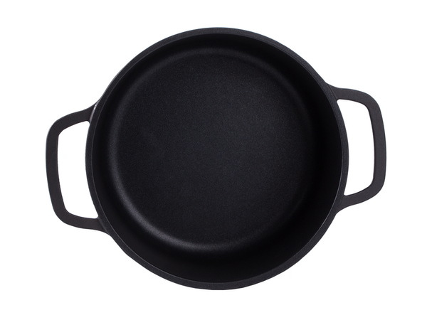 Garnek brytfanna do gotowania pieczenia non stick indukcja gaz pokrywa 2l