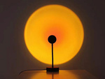 Projektor lampa lampka zachód wschód imitacja słońca led rgb usb + pilot
