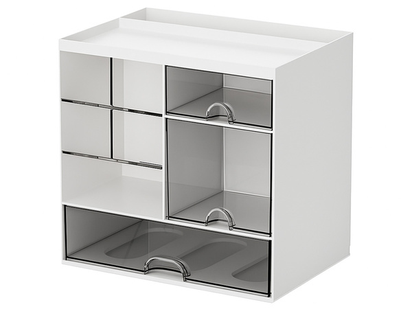 Szafka przybornik organizer na biurko półki na kosmetyki drobiazgi szuflady