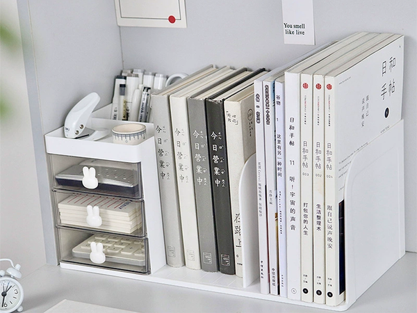 Szafka przybornik organizer na biurko półki na książki drobiazgi szuflady