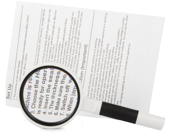 Lupa klasyczna szkło powiększające soczewka 65 6x