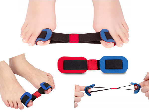 Separator orteza palców na haluksy palucha 2 sztuki stabilizator ekspander