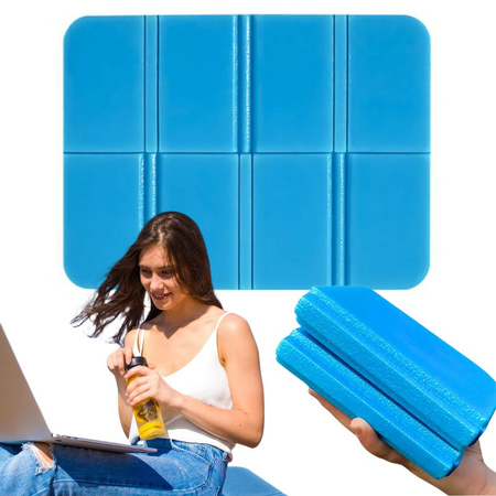 MATA SKŁADANA DO SIEDZENIA KARIMATA TURYSTYCZNA BIWAKOWA KEMPINGOWA PLAŻA