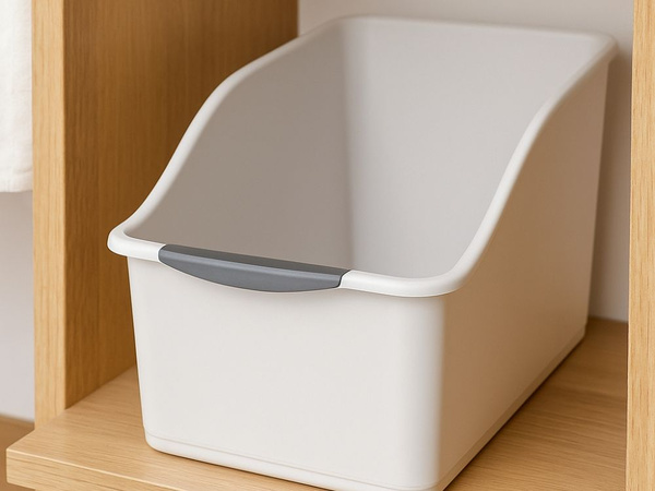 Organizer kuchenny plastikowy pojemnik do szafki na chemię kuchnia łazienka