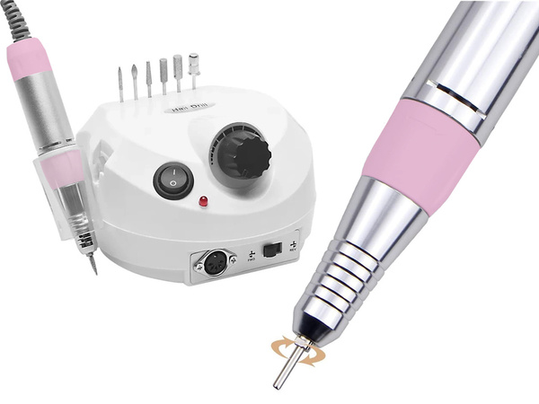 Frezarka do paznokci manicure pedicure + frezy 65w profesjonalna do domu