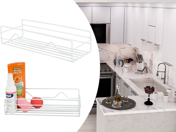Półka łazienkowa do łazienki pod prysznic prysznicowa loft wisząca metalowa