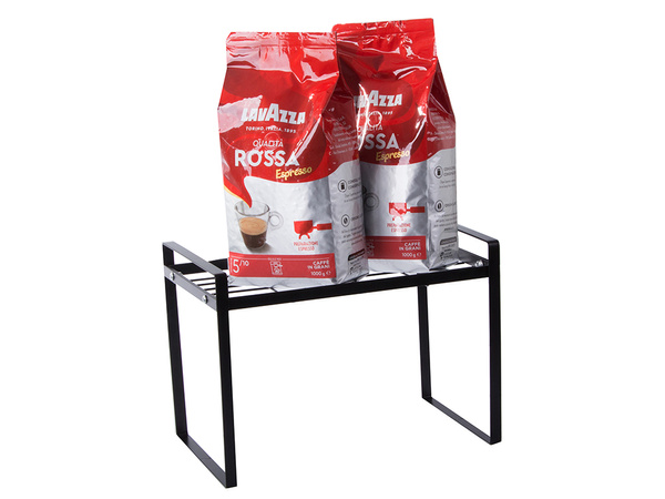 Półka metalowa jednopoziomowa na blat kuchni organizer kuchenny stojak loft