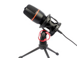 Mikrofon studyjny usb rgb statyw do komputera stream gaming kardioidalny