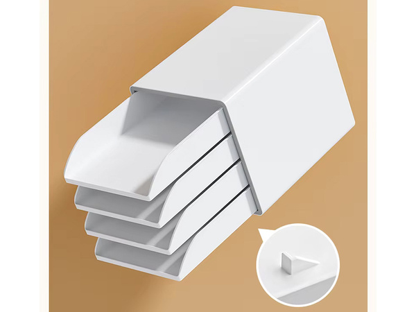 Szuflady na dokumenty4 szufladki organizer półki na biurko przybornik