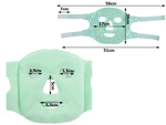Żelowa maska chłodząca na twarz ogrzewająca relksująca okład na oczy żel