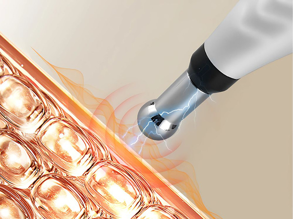 Długopis masażer do akupunktury elektrostymulator 5 końcówek lcd zestaw