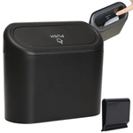 SAMOCHODOWY KOSZ NA ŚMIECI MINI ŚMIETNIK NA DRZWI DO SAMOCHODU AUTA KLAPKĘ