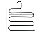 Wieszak wiszący na spodnie do szafy 5 par solidny