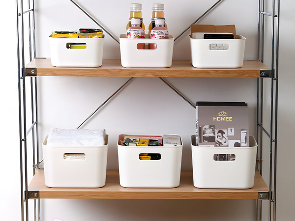 Pojemnik do przechowywania organizer kosz z uchwytami uniwersalny 32x25 cm