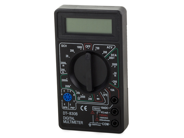 Cyfrowy miernik multimetr prądu lcd elektroniki