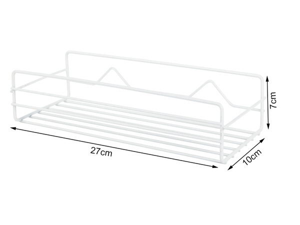 Półka łazienkowa do łazienki pod prysznic prysznicowa loft wisząca metalowa