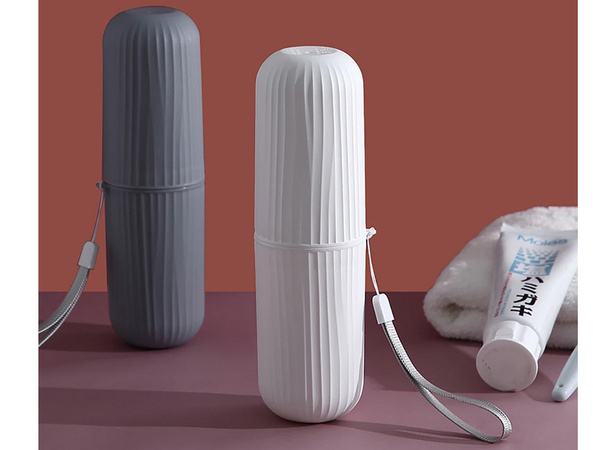 Etui pojemnik na szczoteczkę pastę do zębów podróży organizer kosmetyczka