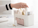 Szkatułka organizer na kosmetyki biżuterię szufladka pojemnik na pędzle
