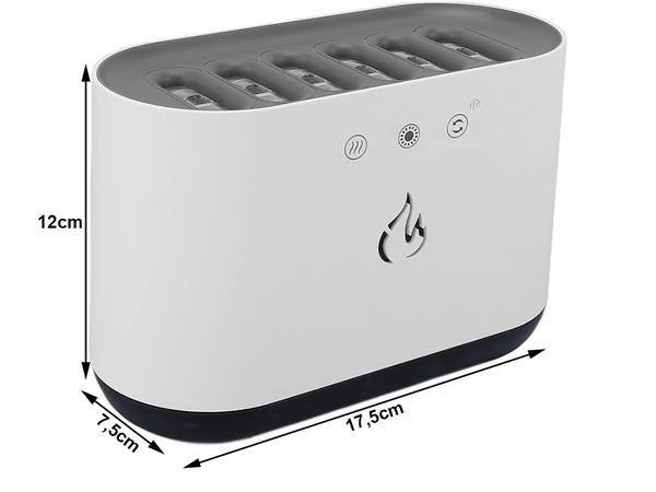 Nawilżacz powietrza kompinek dyfuzor lampka led rgb aromaterapia 6 dysz