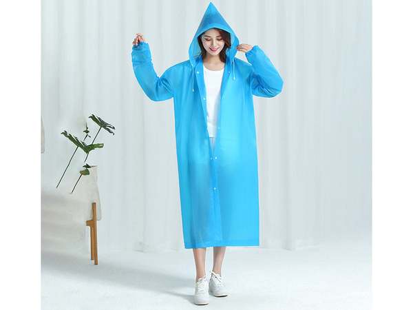 Płaszcz przeciwdeszczowy kieszonkowy peleryna z kapturem na deszcz poncho