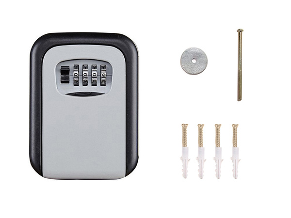 Metalowy sejf skrzynka szafka na klucze szyfr kod