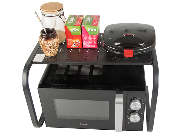 Stojak na mikrofalówkę półka kuchenna organizer na mikrofalę loft szafka