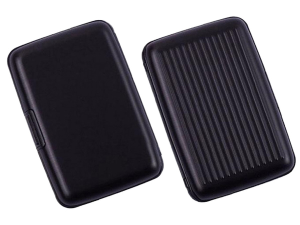 Etui na karty dokumenty aluminiowe portfel wallet