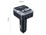 Transmiter fm mp3 estaw głośnomówiący 2xusb c bluetooth 5.3 12v karta sd