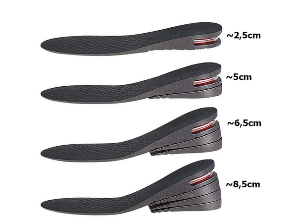 Wkładki do butów podwyższające wzrost regulacja rozm 35 - 42 podpiętki