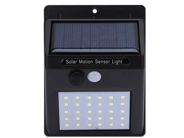 Lampa solarna 30 led smd czujnik ruchu zmierzchu