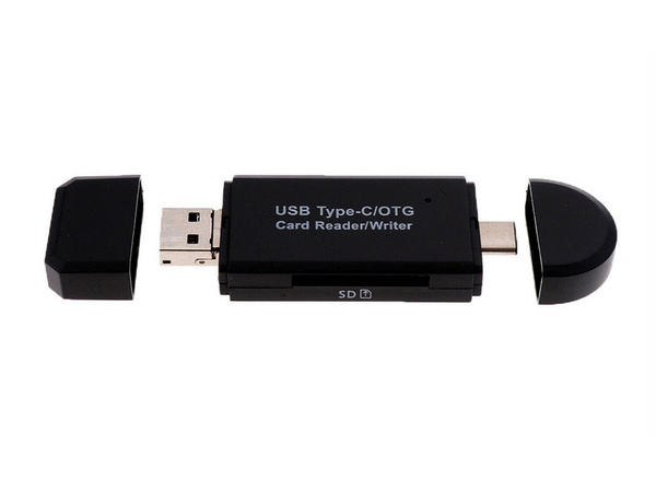 Czytnik kart sd microsd tf usb usb-c micro usb 3w1